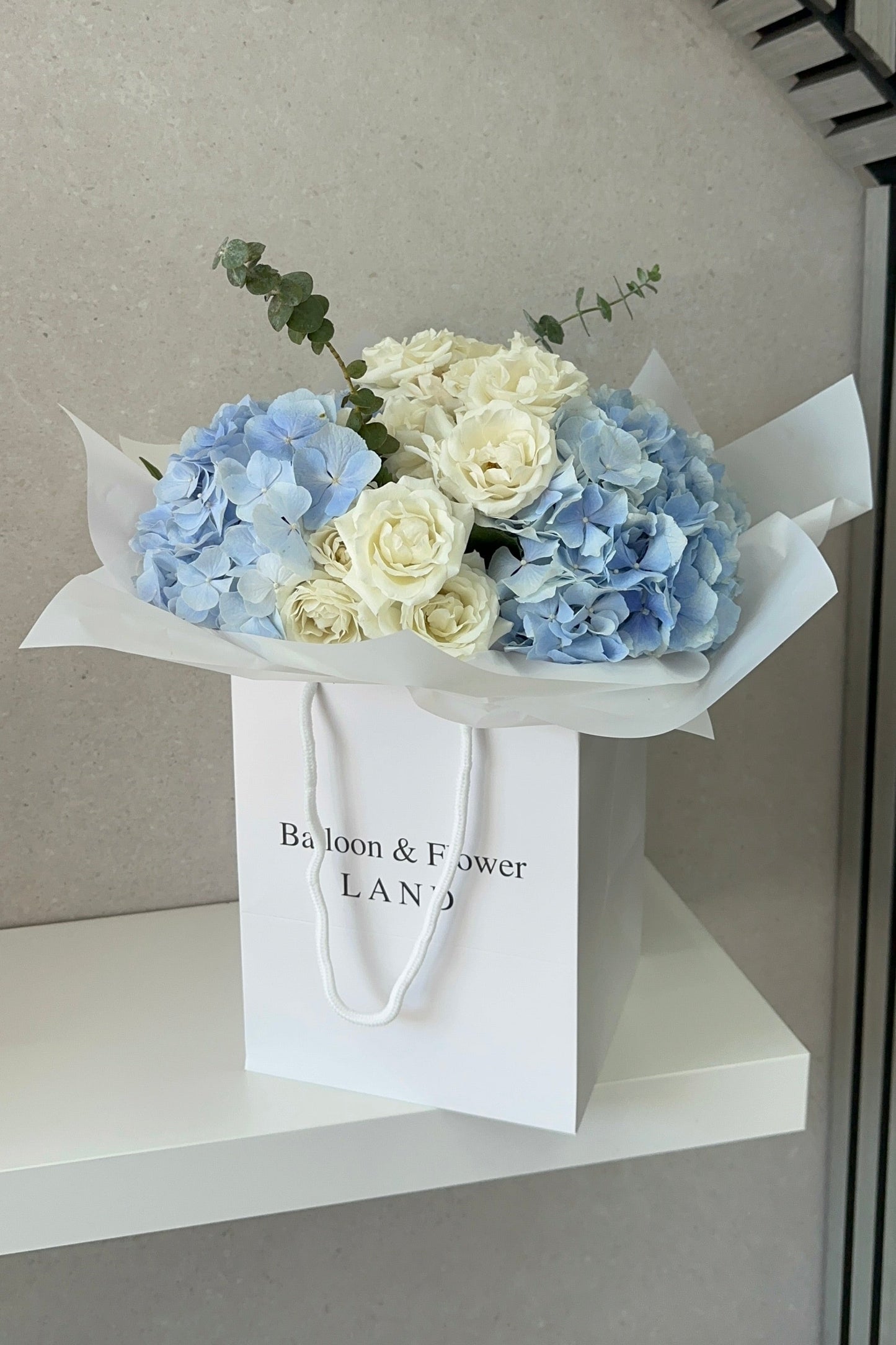 Baby Boy Hydrangea Bouquet