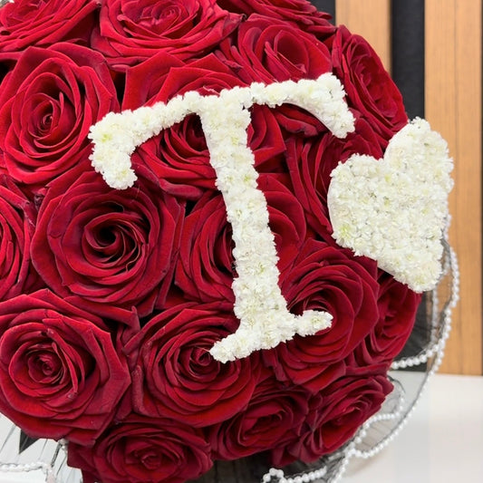 Initial 25 Rose Bouquet