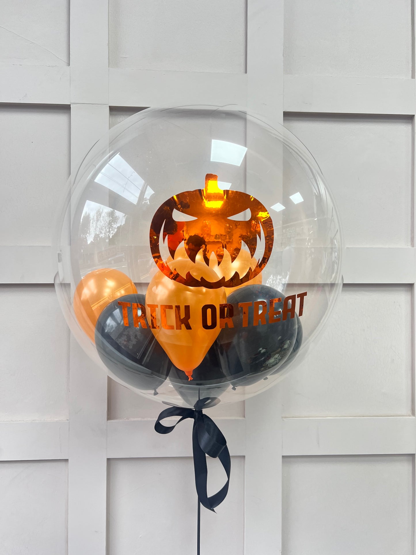 Halloween Pumpkin Bubble Balloon