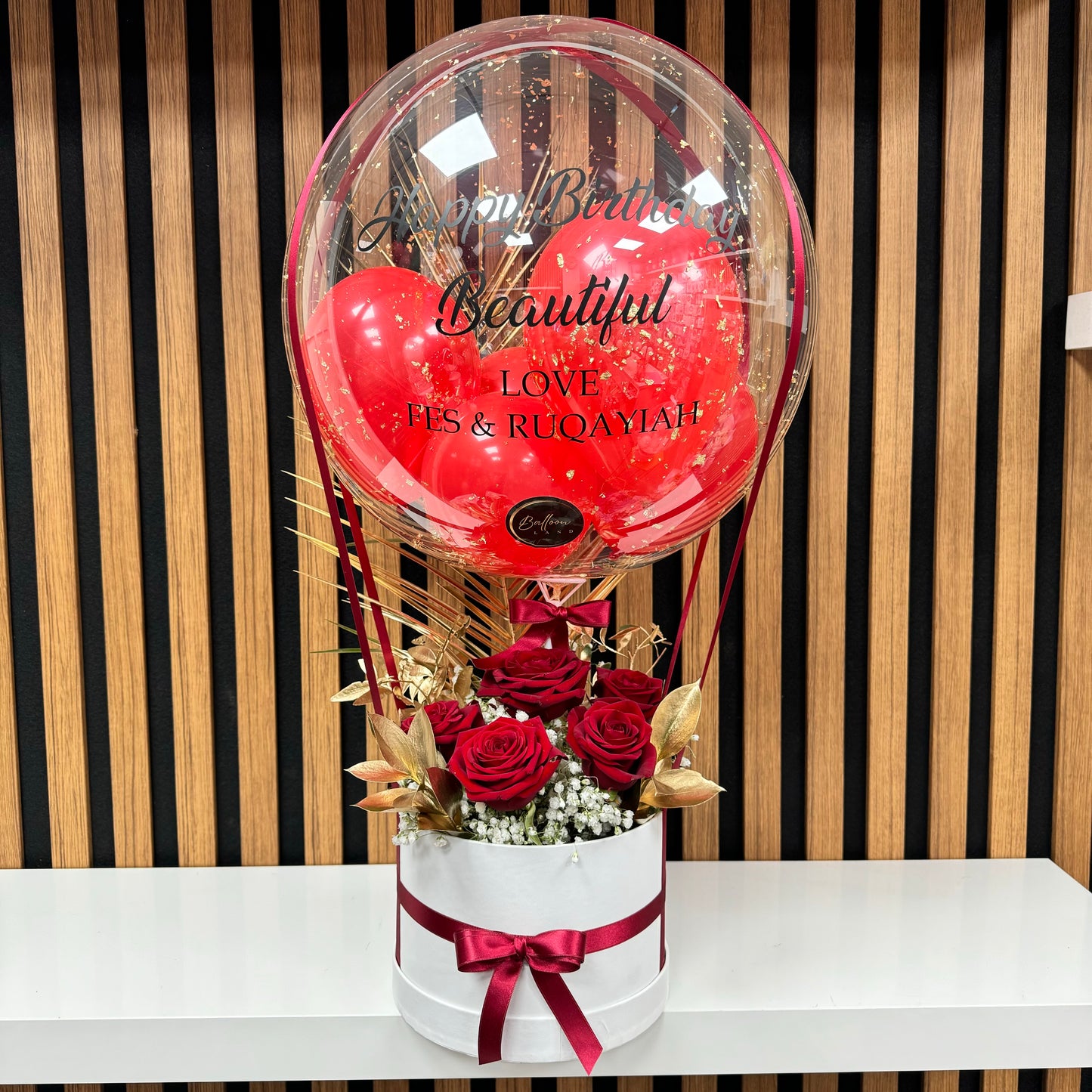 Rose Balloon Bouquet