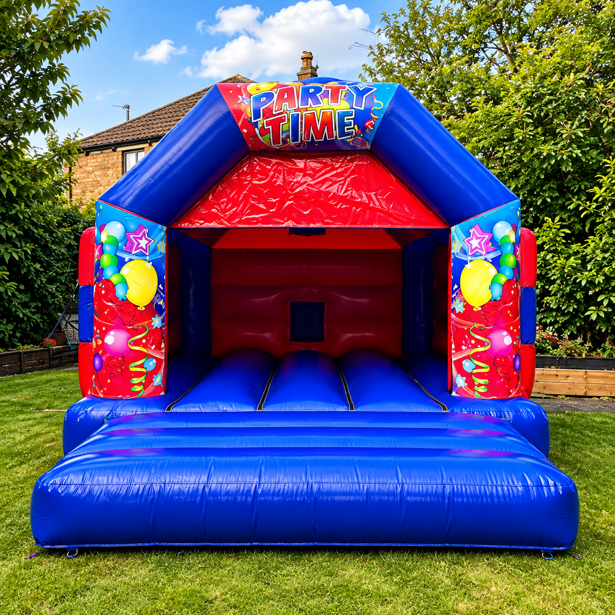 Red and Blue Bouncy Castle