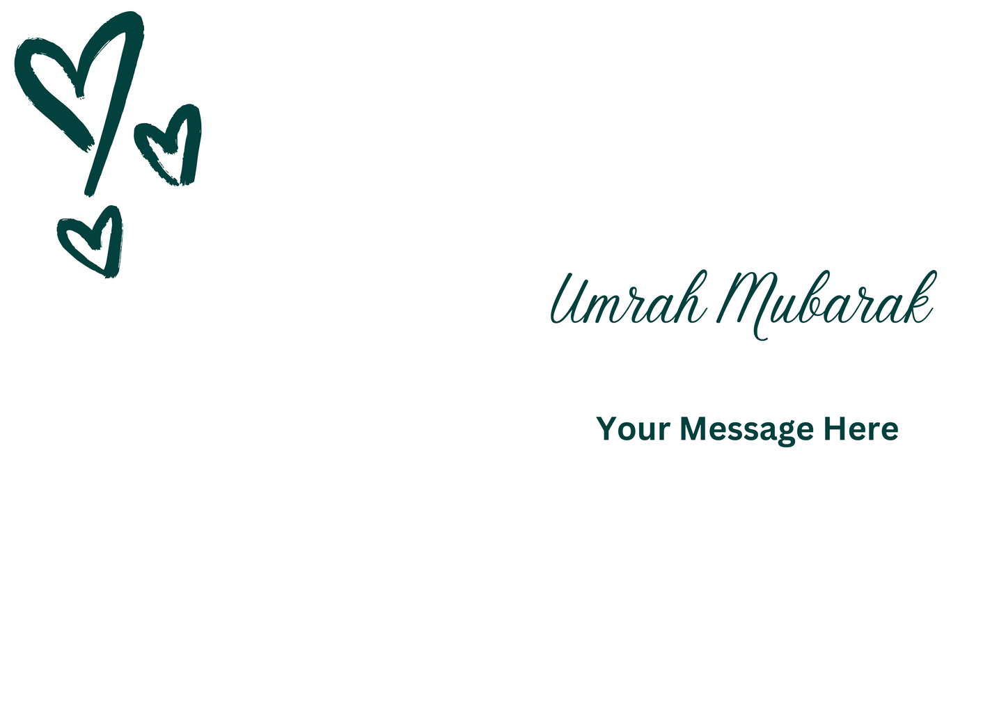 Umrah Mubarak Card (2360)