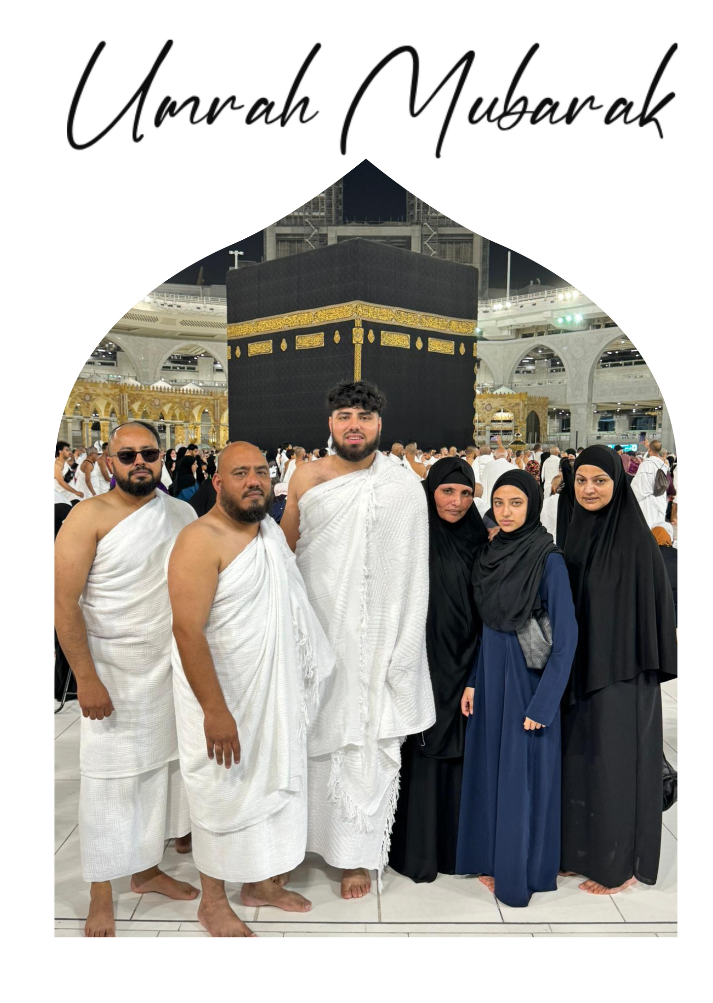 Umrah Mubarak Card (2899)