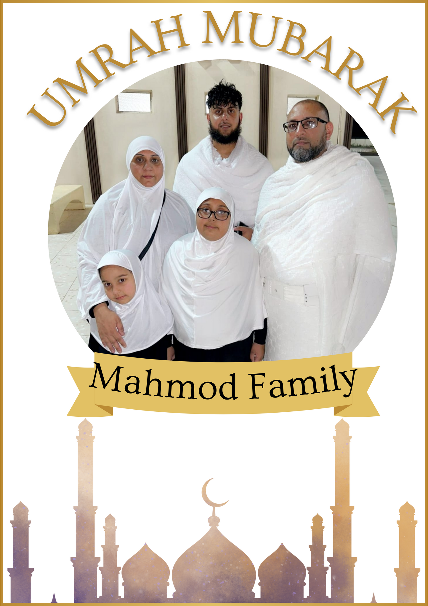 Umrah Mubarak Card (2901)