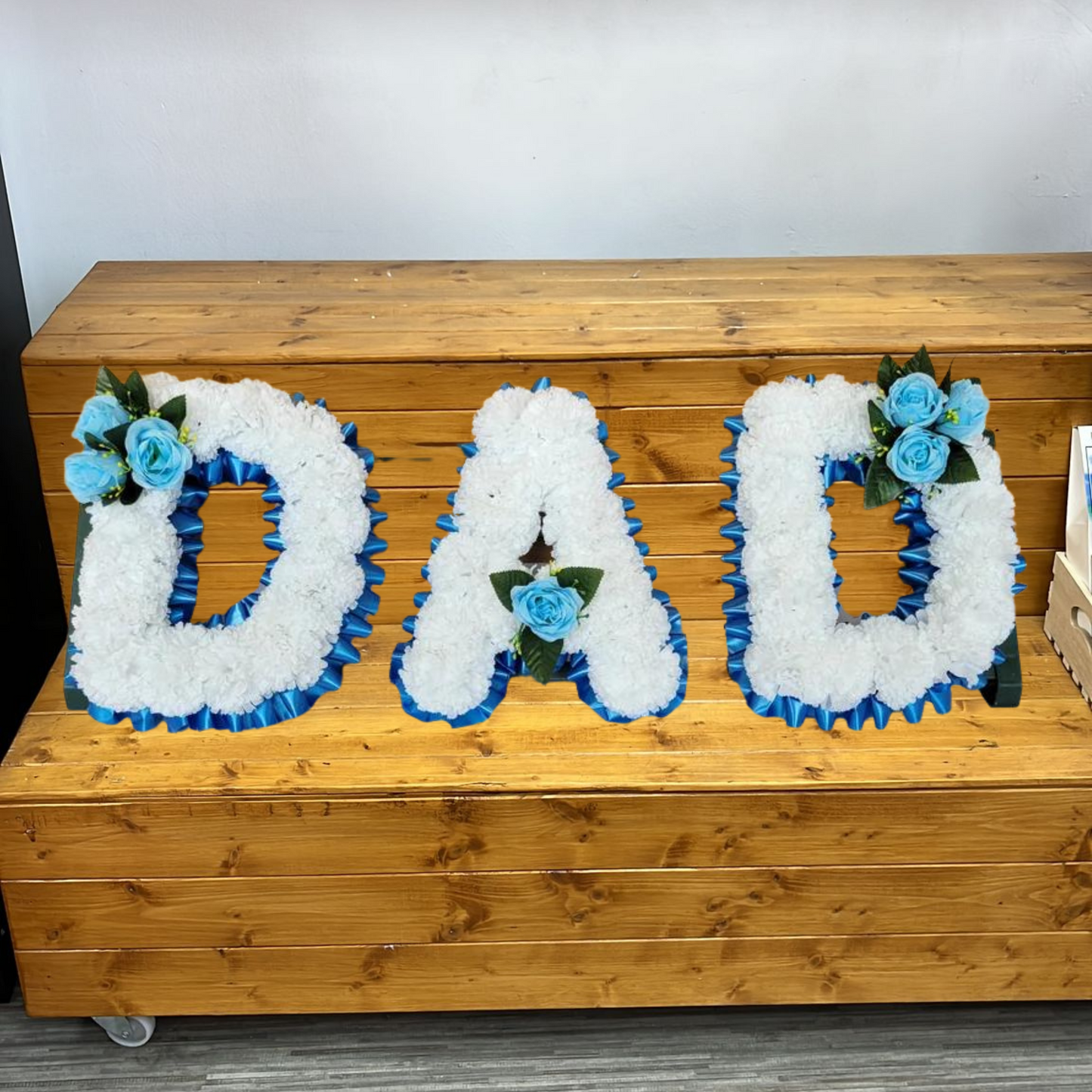 Dad Artificial Silk Funeral Tribute Funeral Flower