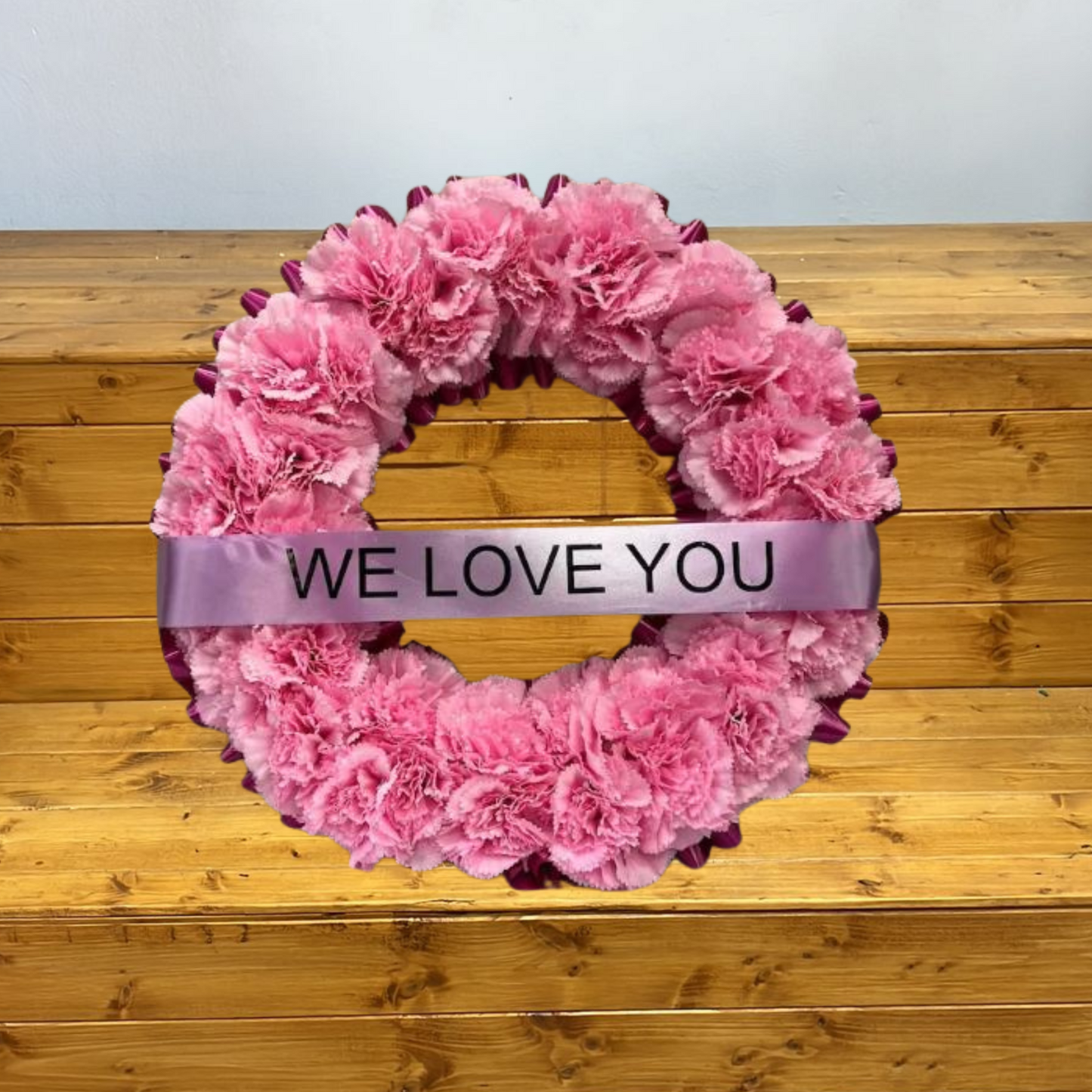 Heart Artificial Silk Funeral Tribute Funeral Flower