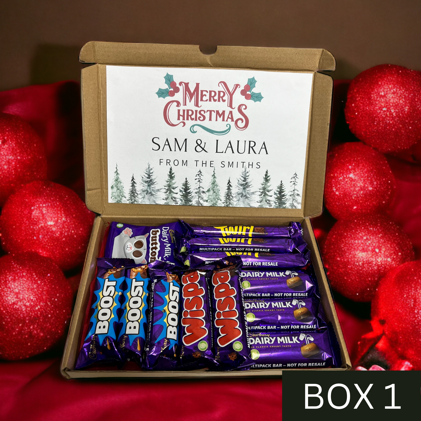 Medium Christmas Chocolate Box