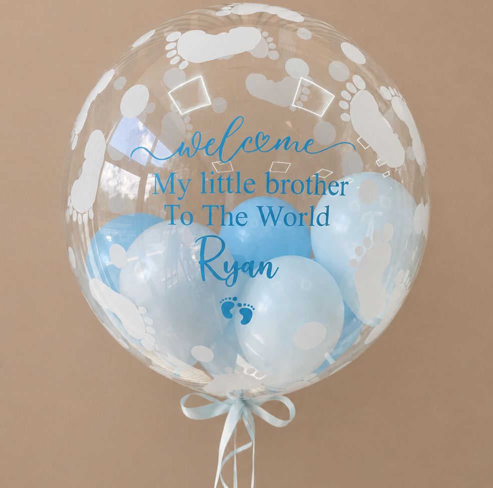 Baby Footprint Customised Balloon