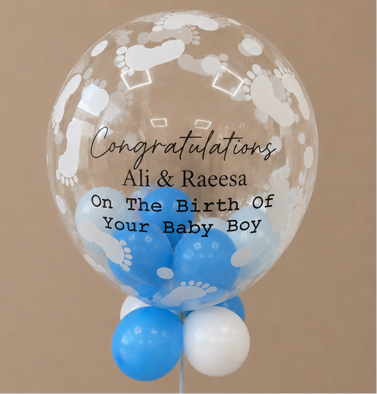 Baby Boy Bubble Balloon