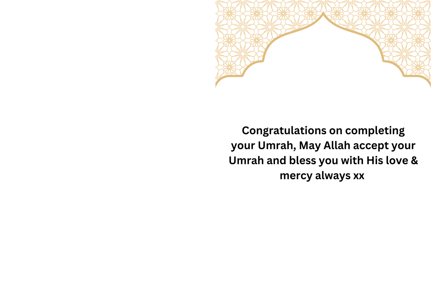 Umrah Mubarak Card (2362)