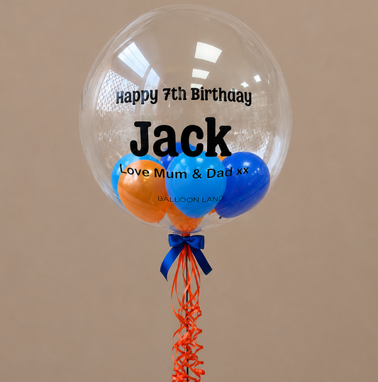 Personalised Boy Birthday Balloon Customised Balloon / Birthday Engagement Wedding All Occasions Balloon / Next Day Delivery