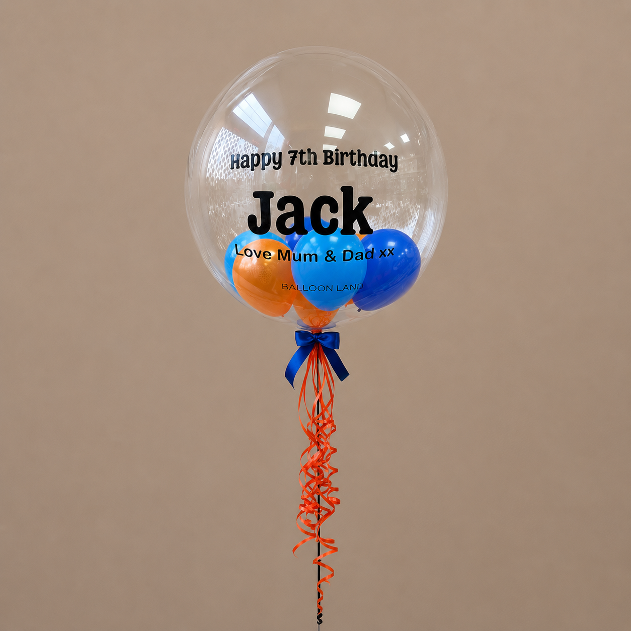 Bright Adventure 7th Birthday Balloon