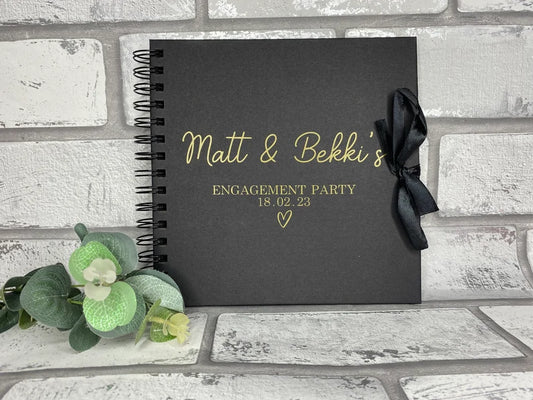 Couples Memory Book - personalised scrapbook - travel - Anniversary - birthday