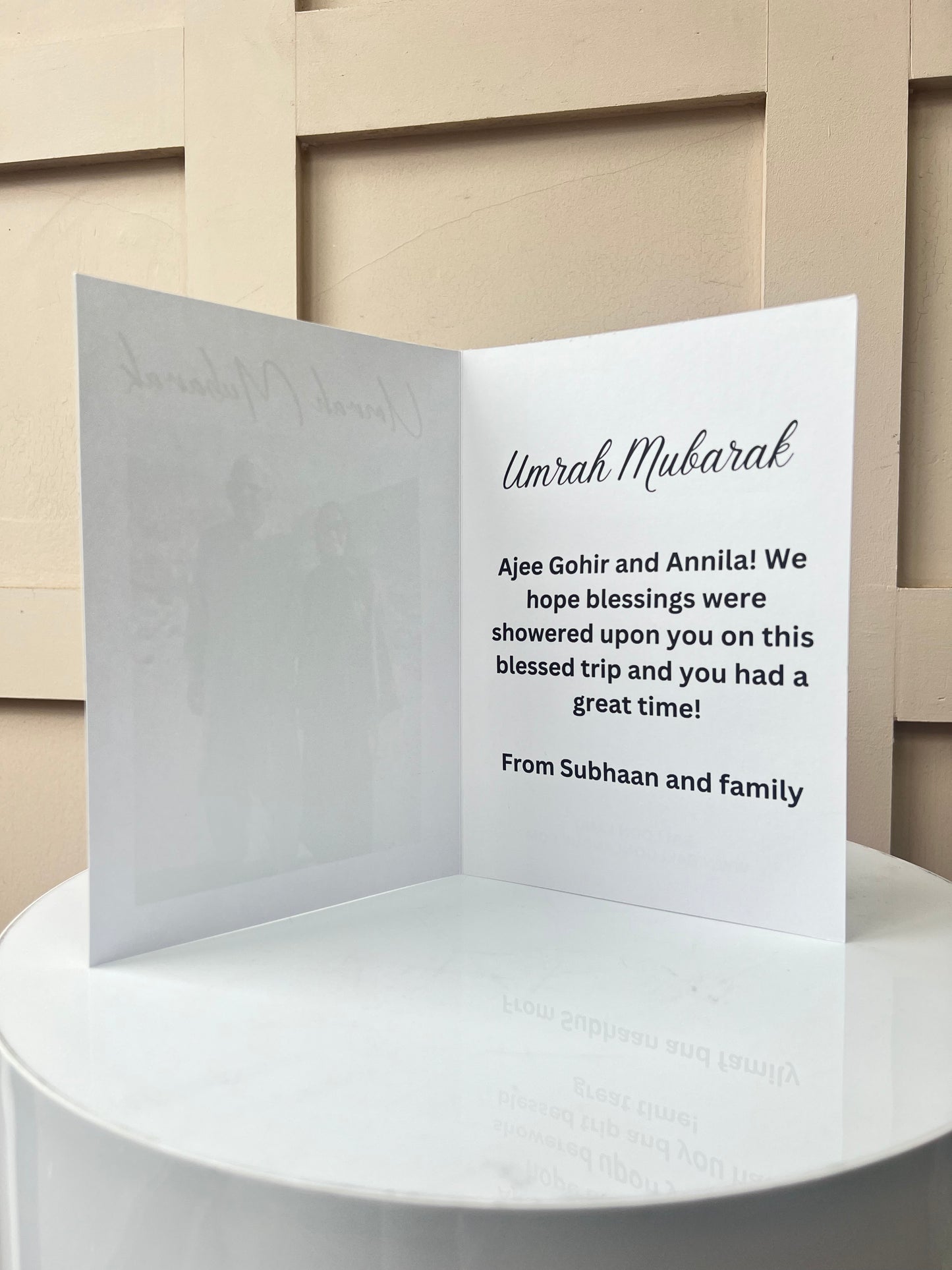 Umrah Mubarak Card