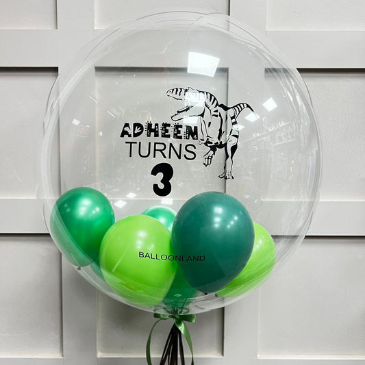 dinosaur balloon / customised dinosaur balloon / Birthday Balloon / birthday dinosaur balloon