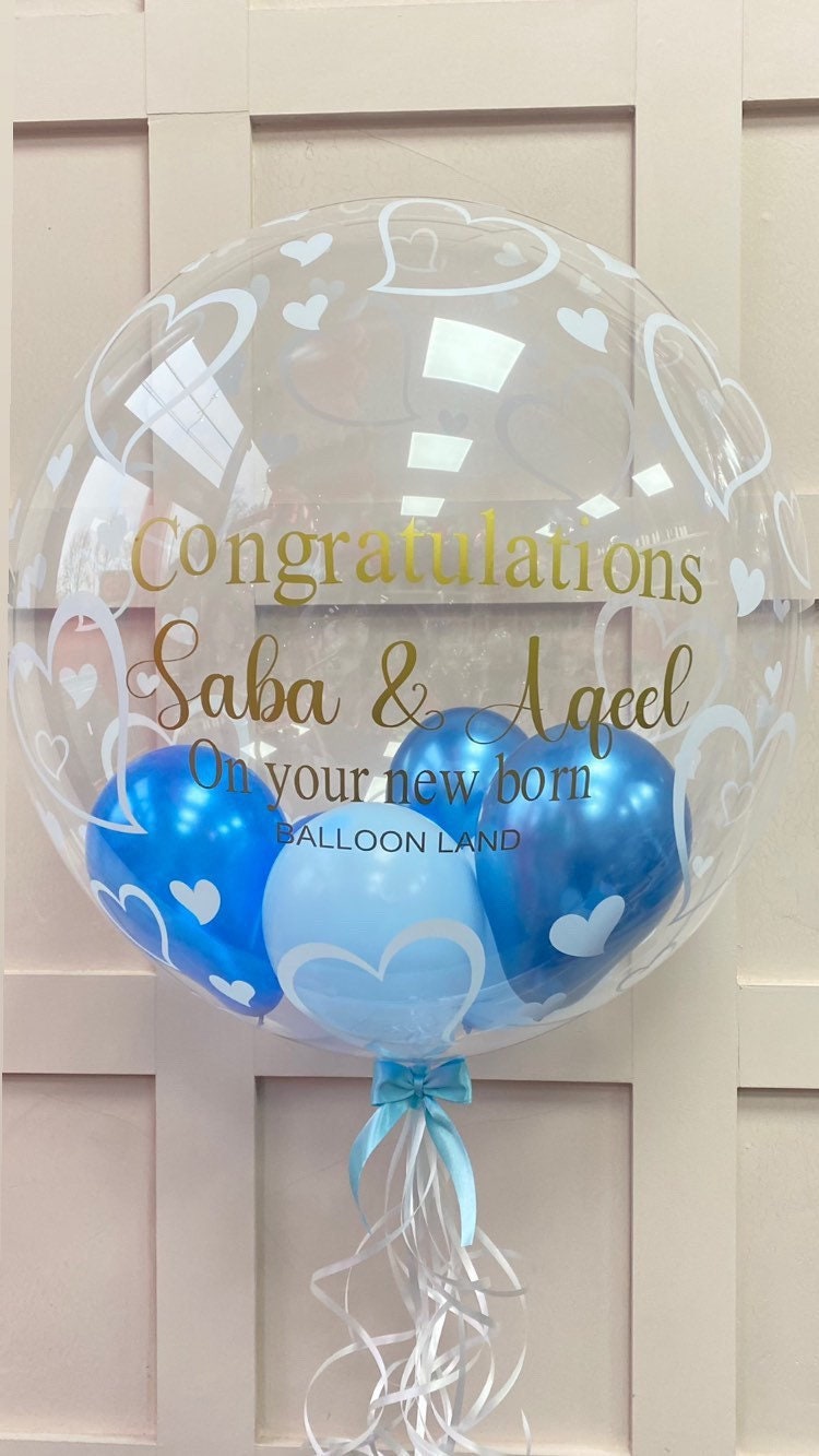 New Born Baby Balloon In A Box With Next Day Delivery, Personalised BaCelebrate any special occasion or event with our Personalised Balloons – these will arrive to deliver happiness and delight for all ages.

Create the perfect surprisBalloon land uk ltdBalloon land uk ltd