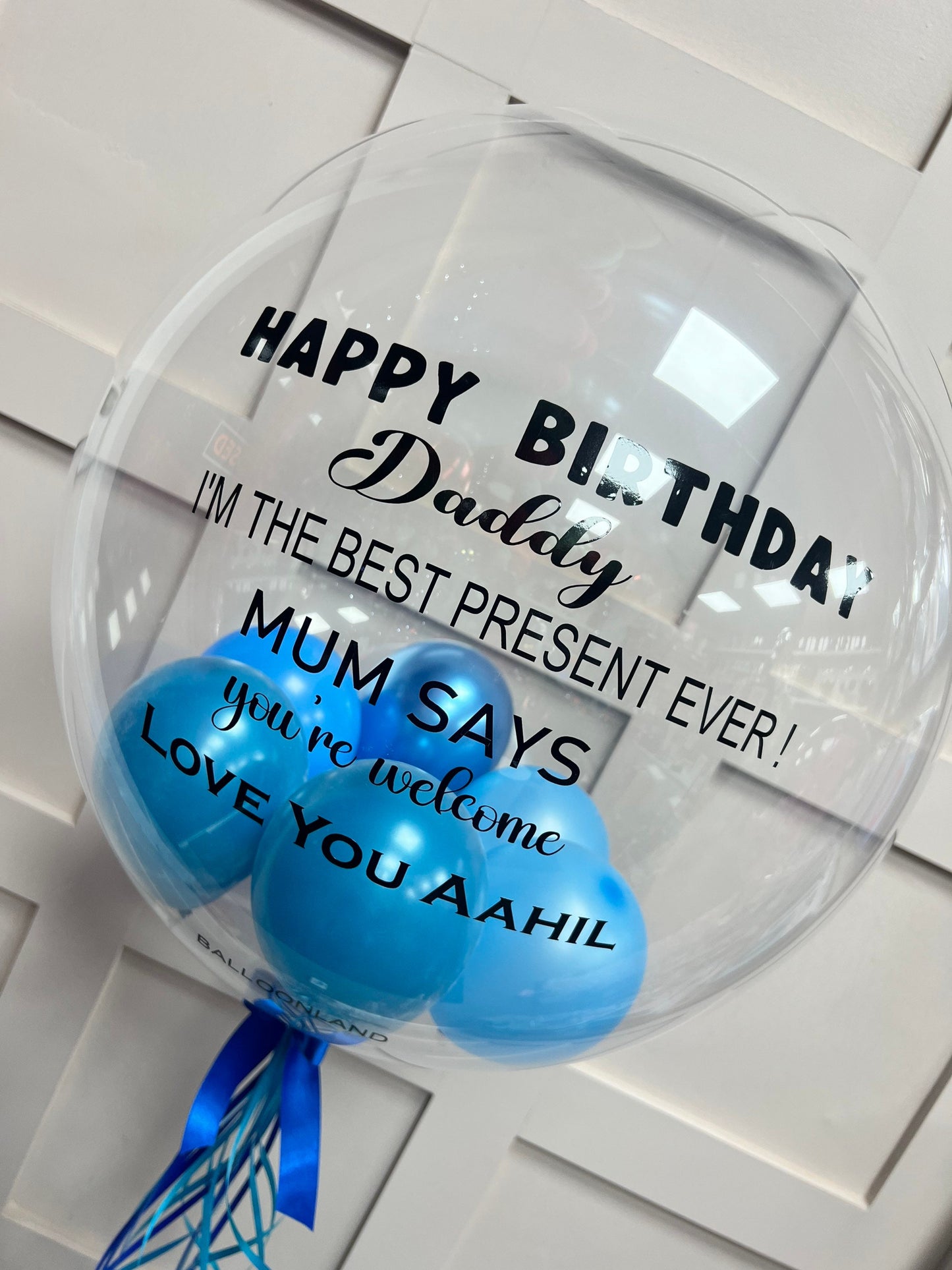 Happy Birthday Dad / SON / BOY birthday balloon / Next Day Delivery