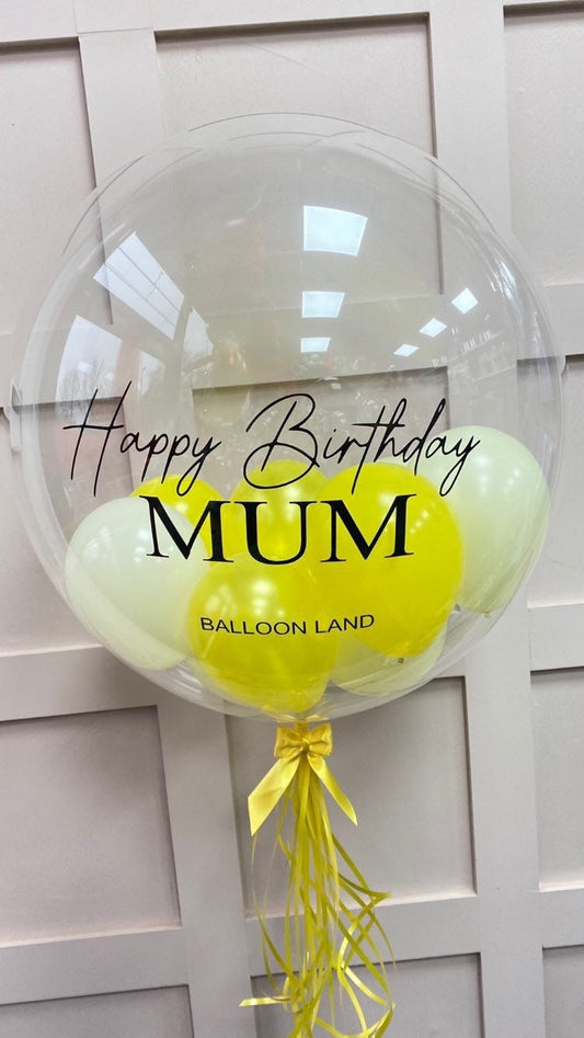 Happy Birthday Mum Balloon / personalised balloon / customised balloon