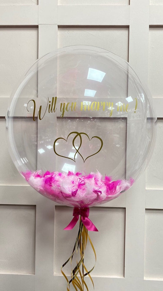 will you marry me balloon / engagement balloon / nikah balloon / next day delivery