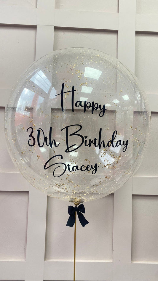 Birthday Balloon Classy Birthday Balloon / Personalised / perfect for any birthday
