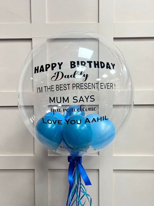 Happy Birthday Dad / SON / BOY birthday balloon / Next Day Delivery