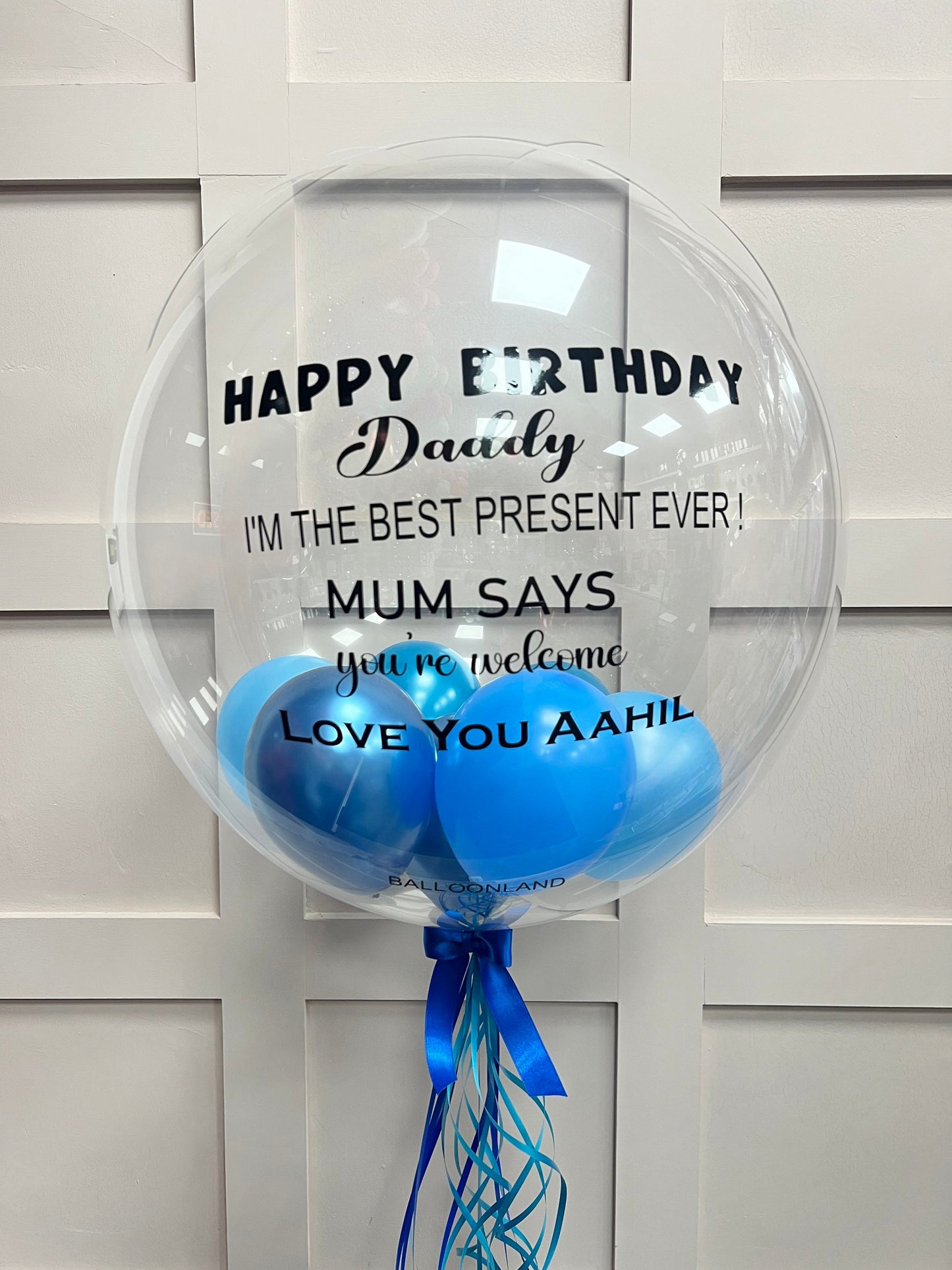 Happy Birthday Dad / SON / BOY birthday balloon / Next Day Delivery