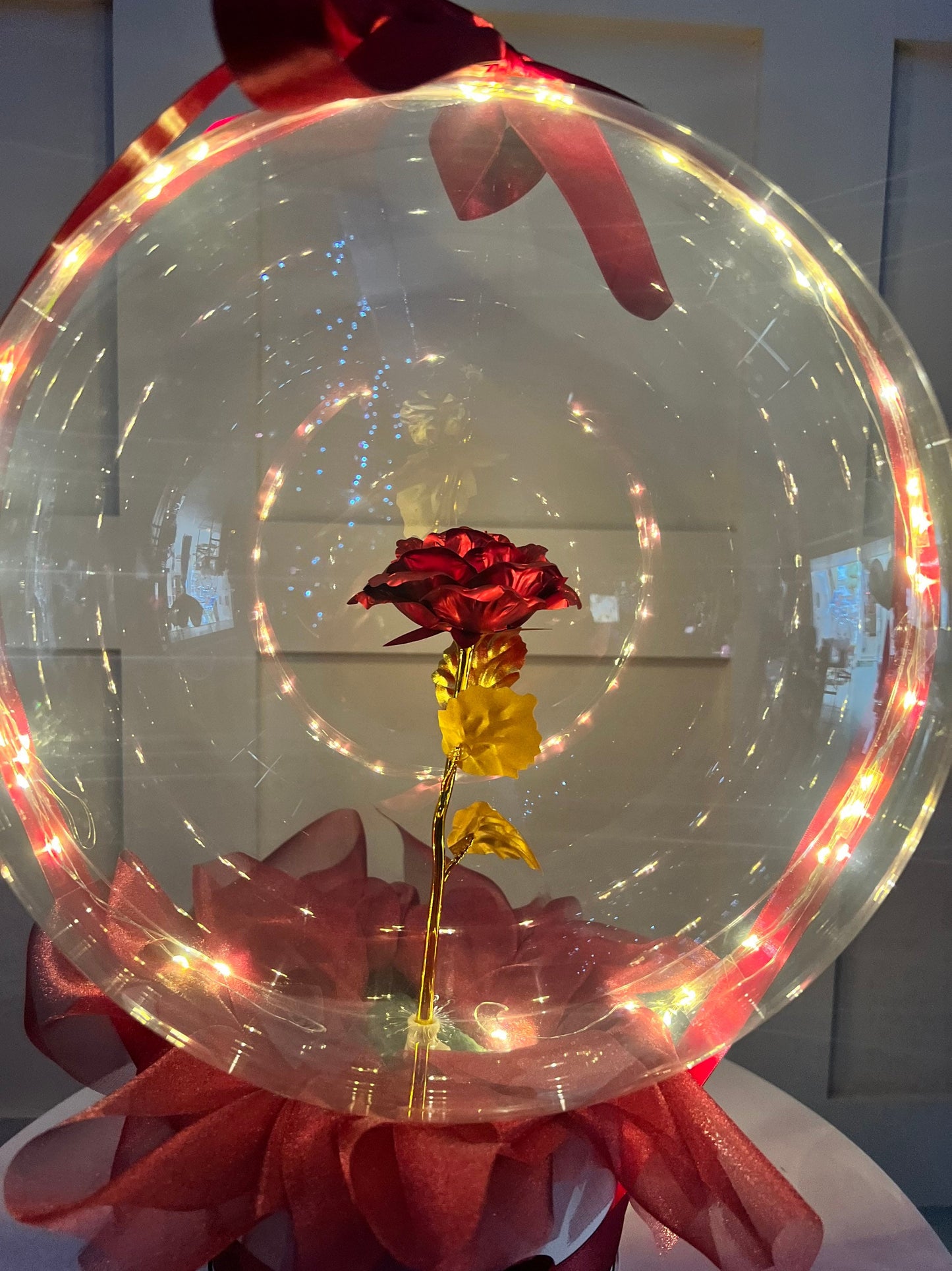 Rose Light up Balloon