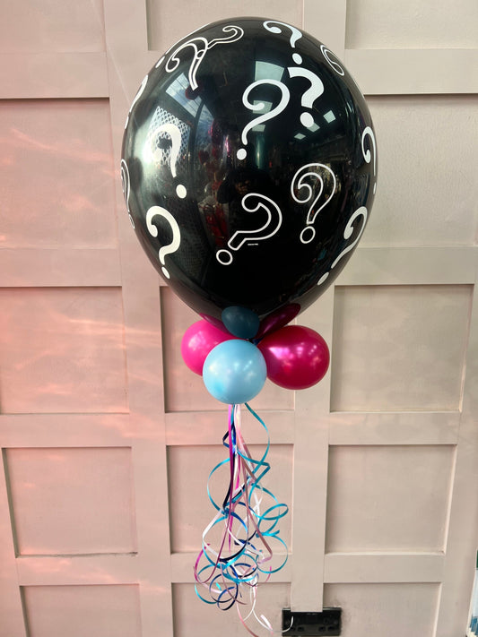 pop me gender reveal balloon / gender reveal balloon