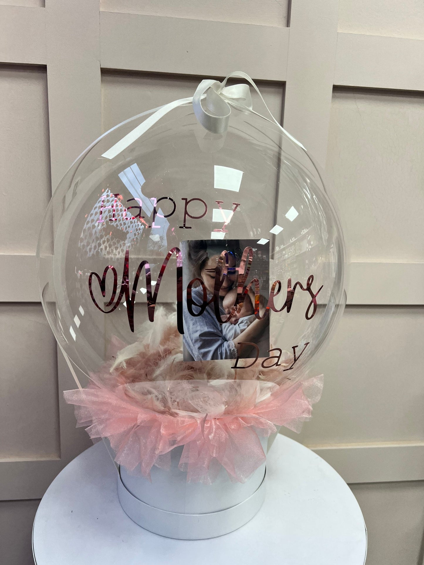 Mothers day Balloon / Personalised Balloon / Worlds Best Mum / Picture inside Balloon