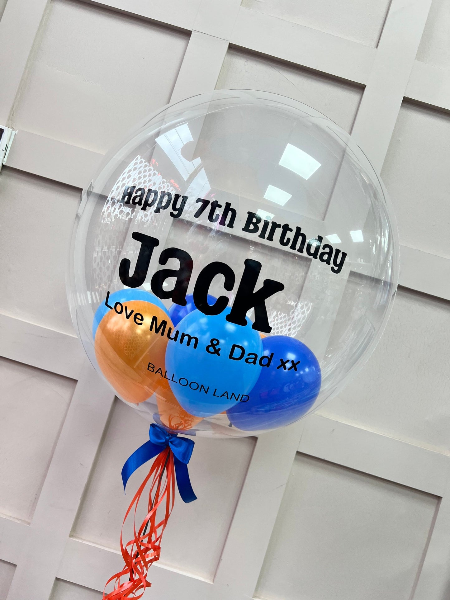 Personalised Boy Birthday Balloon Customised Balloon / Birthday Engagement Wedding All Occasions Balloon / Next Day Delivery