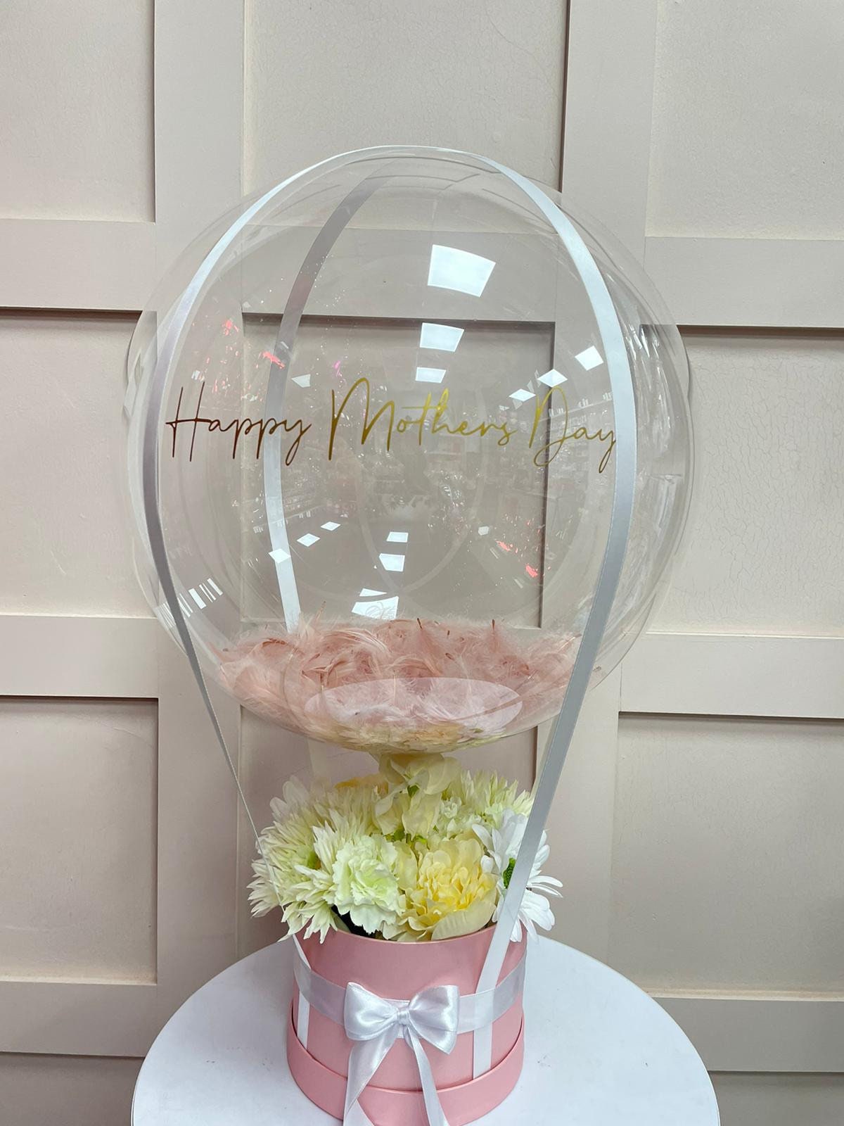 Mothers day Balloon / Personalised Balloon / Worlds Best Mum / Flower Bouquet