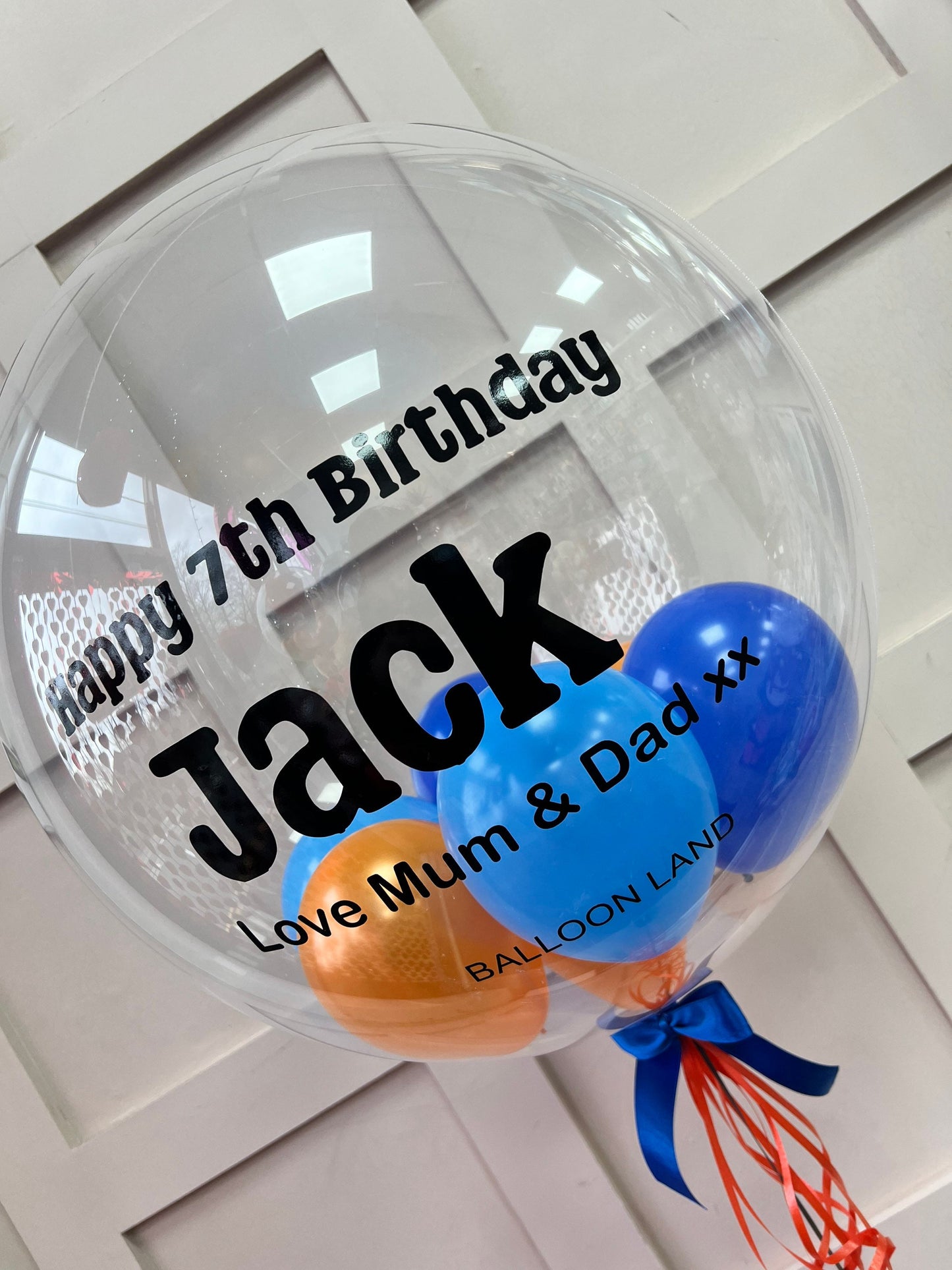 Personalised Boy Birthday Balloon Customised Balloon / Birthday Engagement Wedding All Occasions Balloon / Next Day Delivery