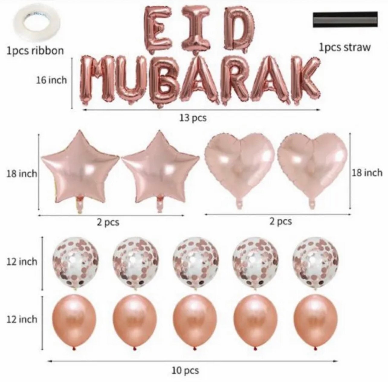 Eid Mubarak Decorations / Banners / Flags Celebration Eid Decorationeid decorationsBalloon land uk ltdBalloon land uk ltd