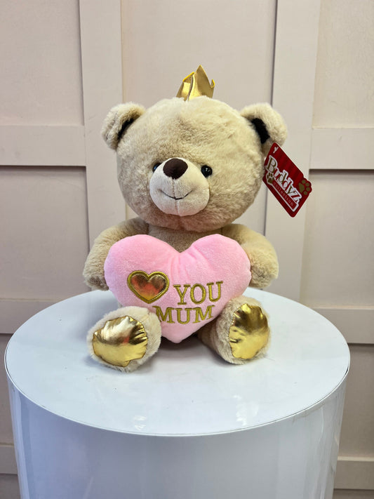 mothers day teddy bear pink