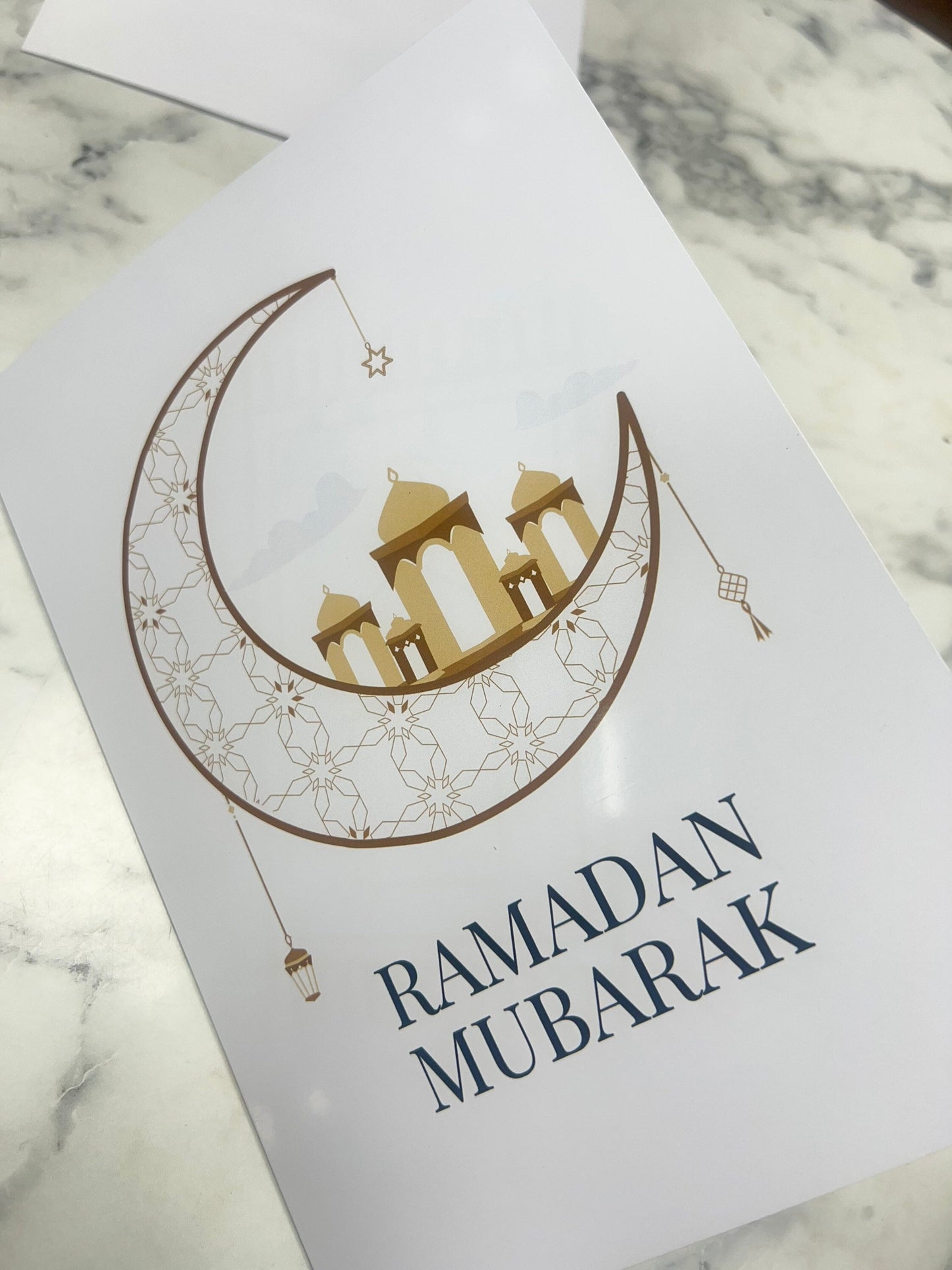 ramadan mubarak card islamic Greetings Card