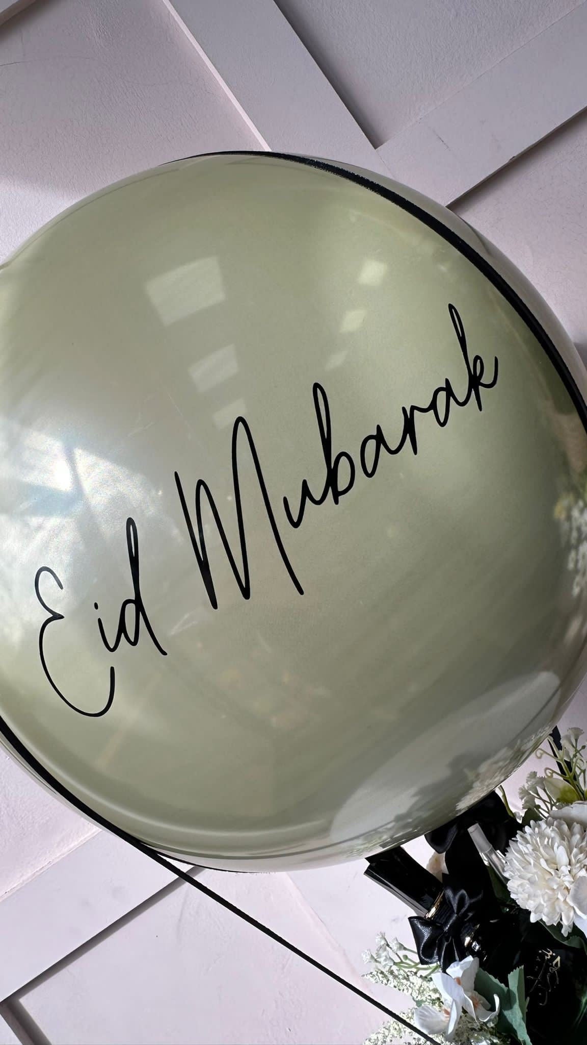 Eid Mubarak Balloon Customised Balloon / Perfect for a  Eid Gift / PerCelebrate any special occasion or event with our Personalised Balloons – these will arrive to deliver happiness and delight for all ages.

Create the perfect surprisBalloon land uk ltdBalloon land uk ltd