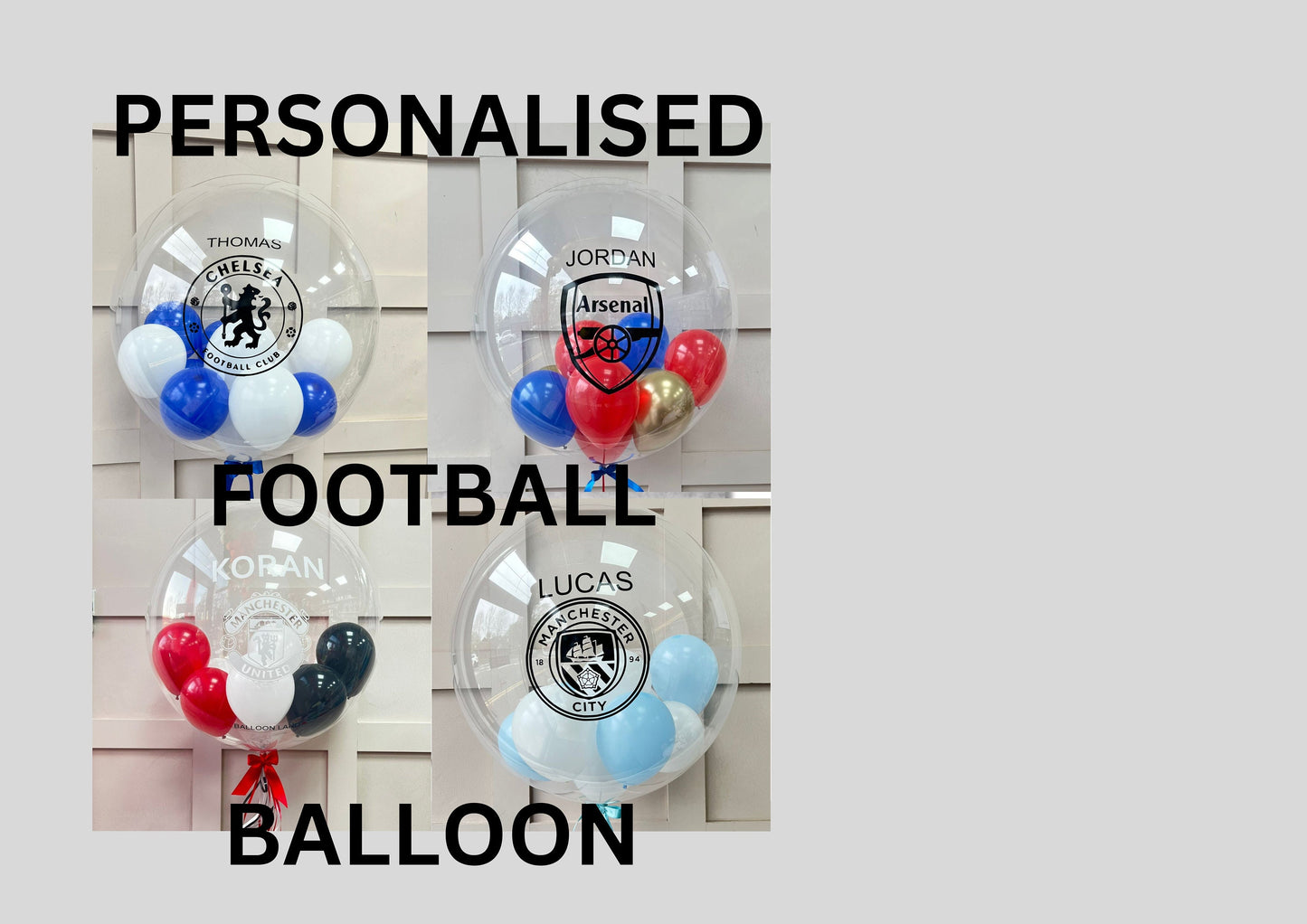 Football Balloon Customised Balloon / Birthday /  All Occasions Balloons / Next Day Delivery FOOTBALL BALLOON